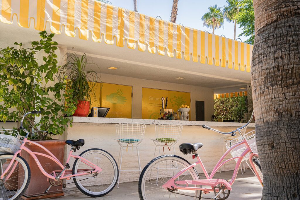 Parker Palm Springs Lemonde Stands with Bicycles