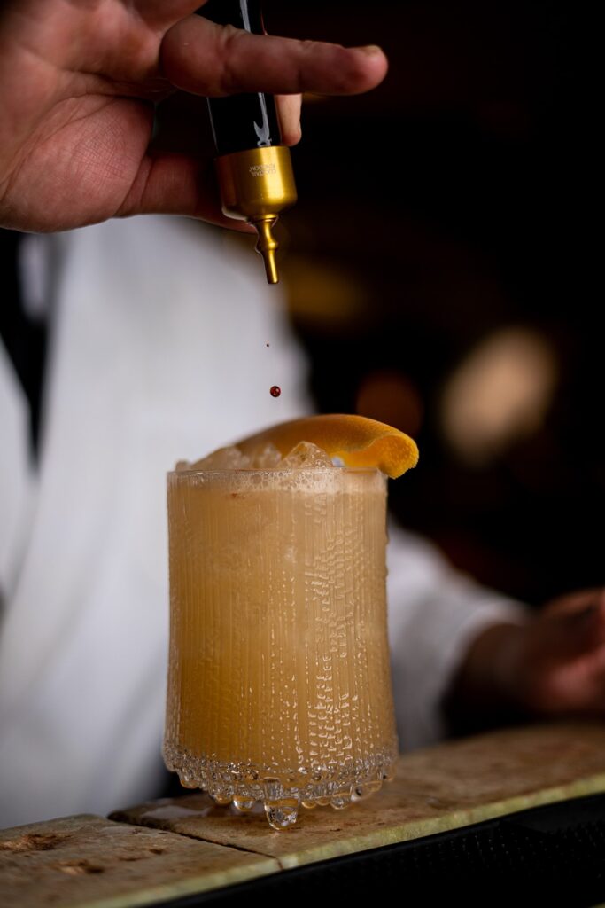 Parker Paloma Cocktail Pour